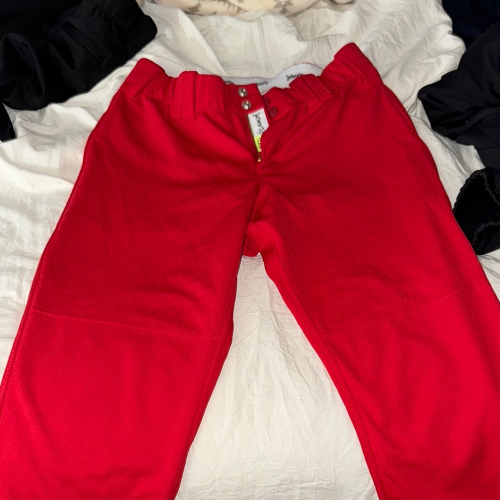 Women’s Red Softball Pants